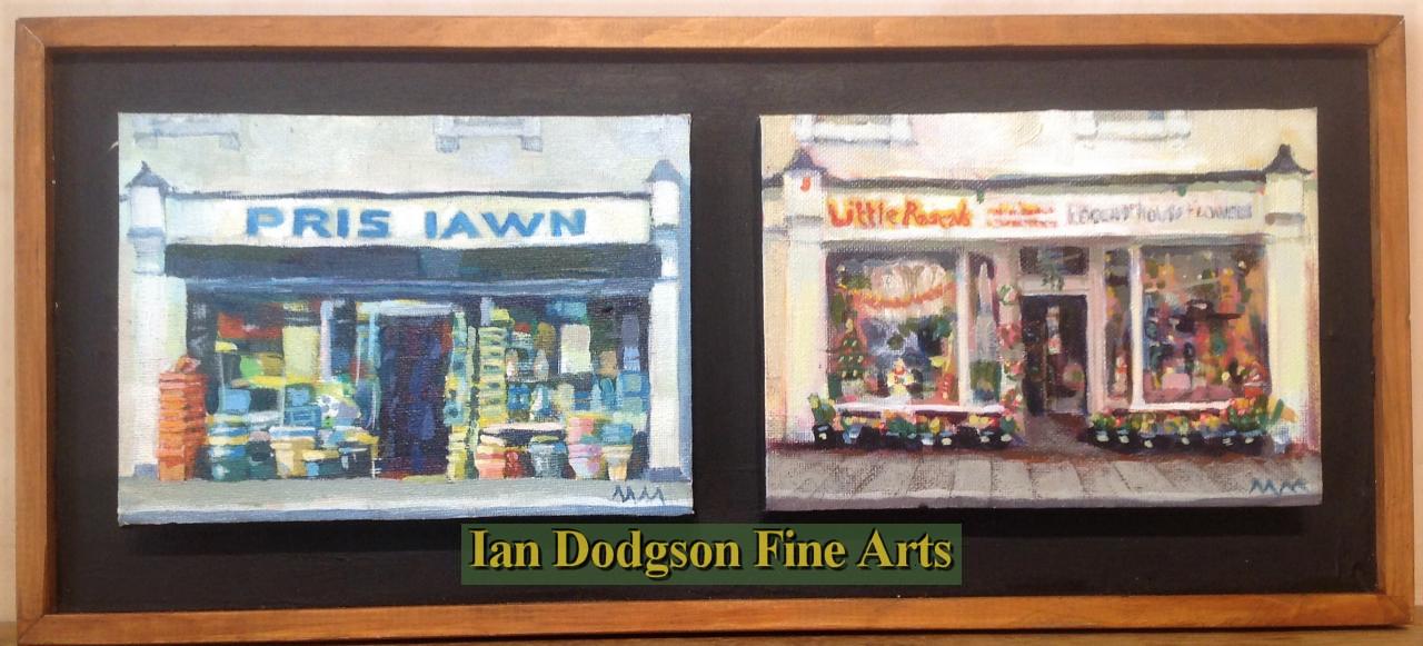 Martin Morley - Pris lawn & Little Rascals Acrylic on canvas (c2000)