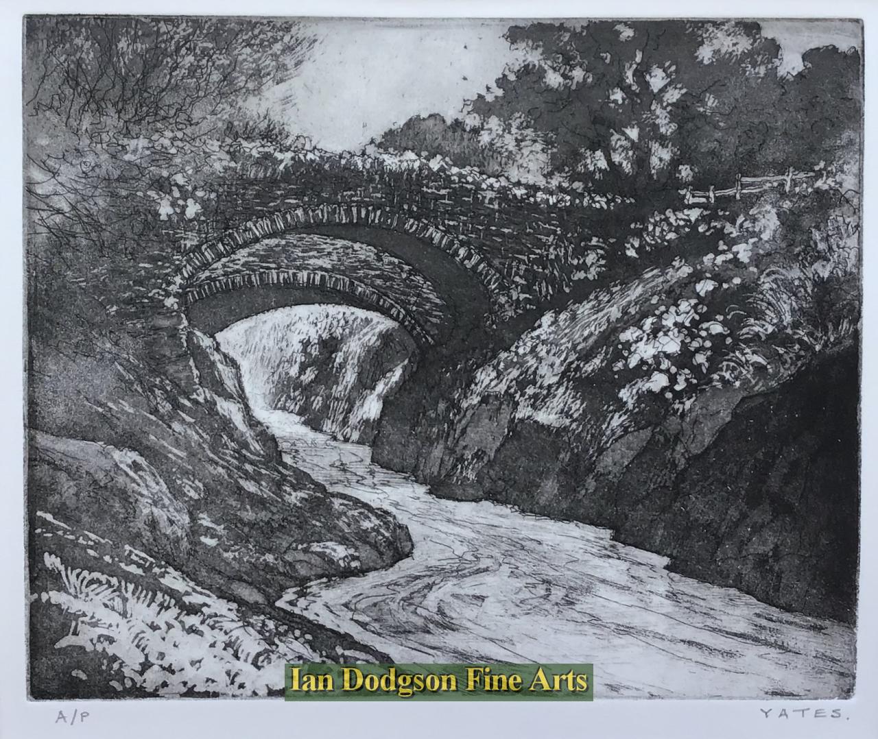 Jeremy Yates - Black Bridges Etching (2020)