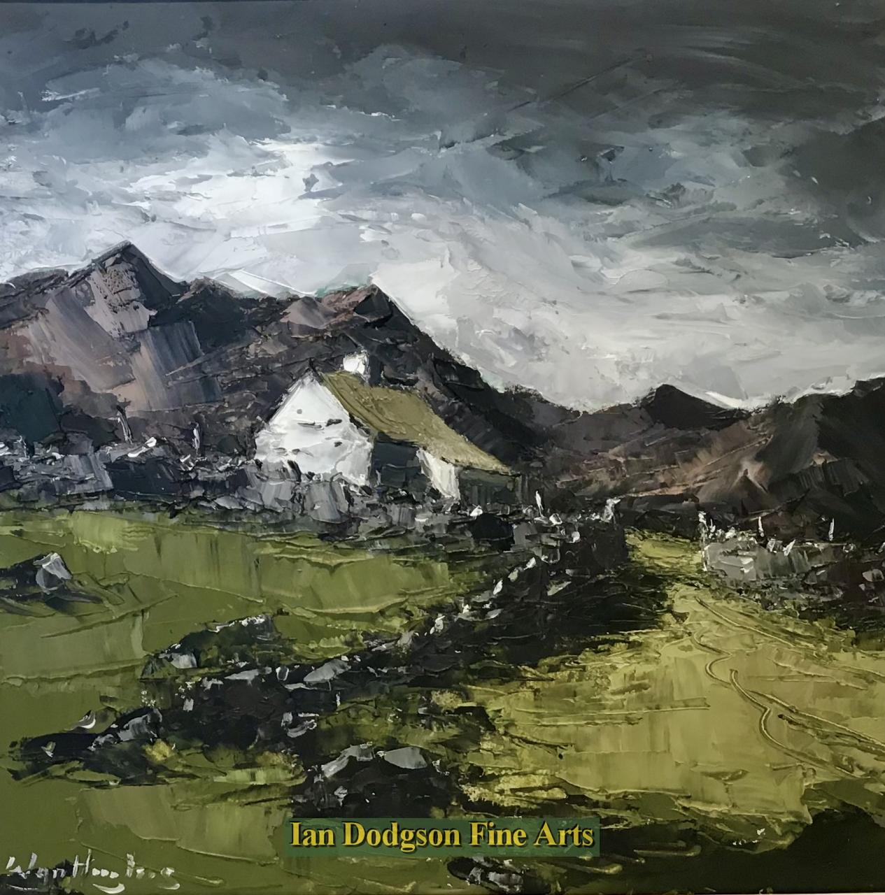 Wyn Hughes - Nant Peris Oil on board (2021)