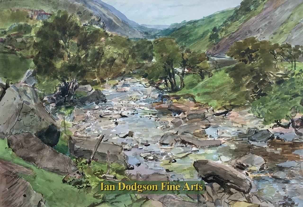 Roy Abell - North Wales Stream, Pen y Pass Watercolour (1983)