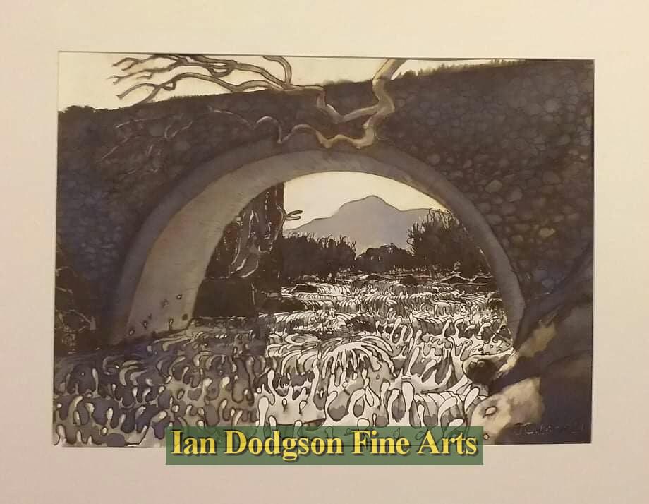 Jeremy Cullimore - Pont Coetmor 2 Ink on paper (2021)