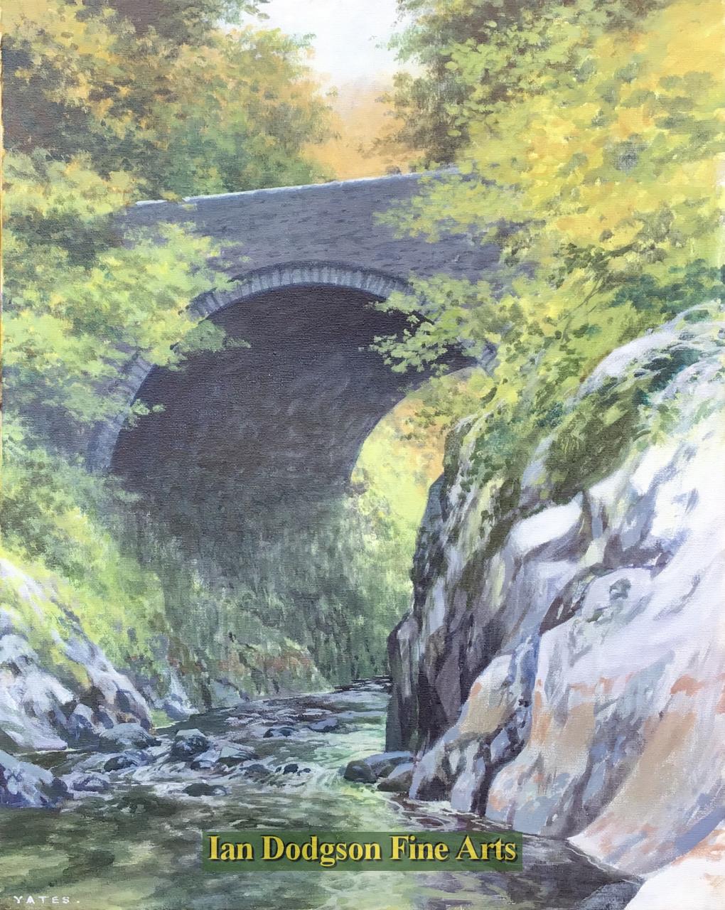 Jeremy Yates - Water Under Bridge Oil on canvas board (c2010)